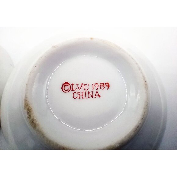 Butterfly Trinket Box Painted Porcelain Vintage 1989 Jewelry Holder 2.5 Inches - Picture 9 of 13